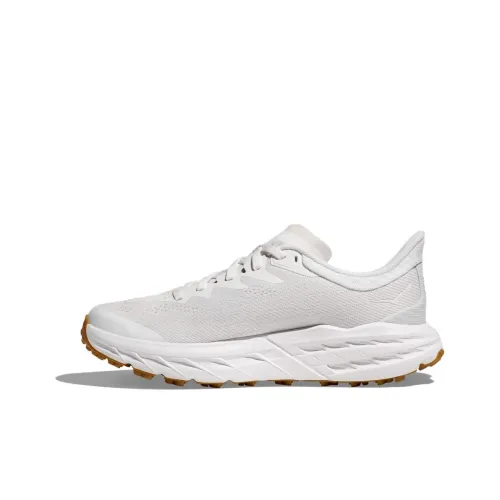 HOKA ONE ONE Speedgoat 5 Беговые кроссовки Низкий топ Белый/Облачный серый Мужской