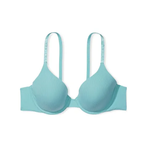 Victoria's Secret The T Рубашка Легко Подкладанная Полностью Покрытая Micb Бюстгальтер FB Бюстгальтер Женский Синий