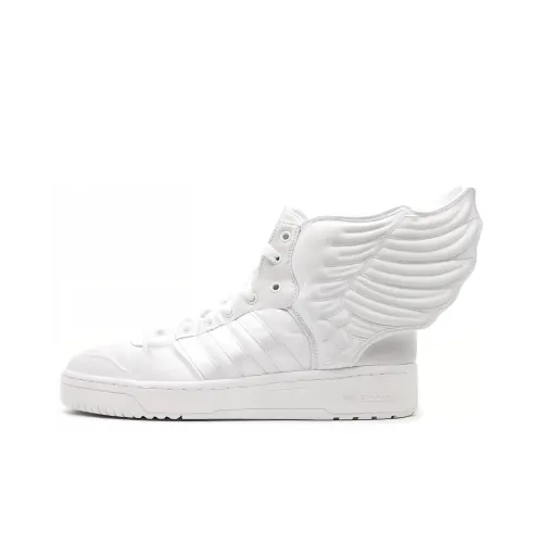 Adidas Originals High Топ Беговые кроссовки Унисекс Белый