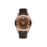 Коричневый циферблат часов