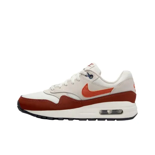 Nike Air Max 1 Low Топ Тренировочные Беговые Кроссовки Женские Белые