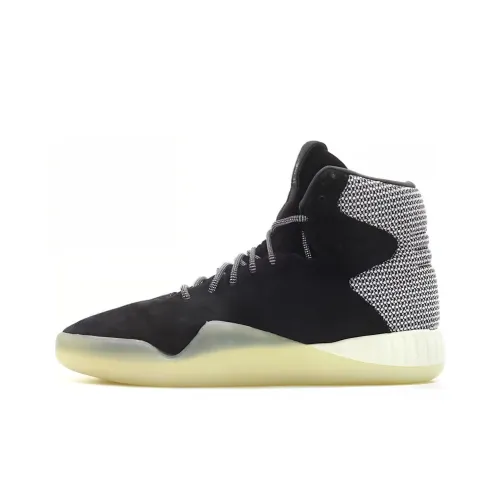 Adidas Originals Tubular Instinct Амортизация Износостойкий Высокий Топ Повседневная Обувь Унисекс Черный