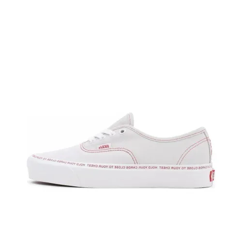 VANS Authentic Series 44 DX Low Топ Скейтборд Кроссовки Unisex Белый Красный