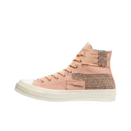 Converse Chuck 70 Plus Patchwork High Top Кеды Унисекс Коричневый Оранжевый