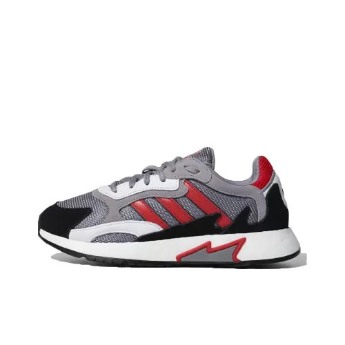 Adidas Originals TRESC RUN BR Slip Легкий Низкий Топ Casual Мужской Серый Красный