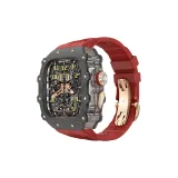 Углеродное волокно  
Розово-золотой  
Прозрачный белый  
Рамка  
Красный  
Фторкаучук  
Ремень  
Розово-золотой  
Застежка-бабочка