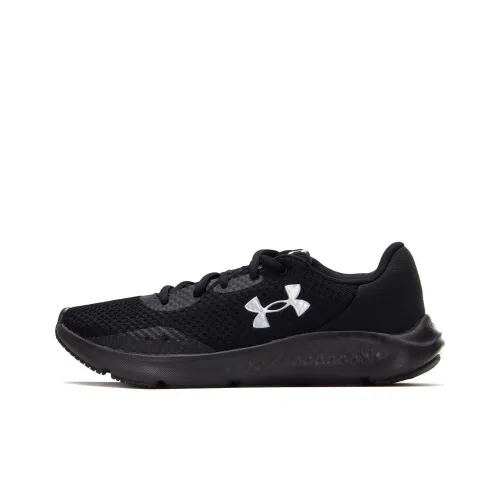 Under Armour Charged Pursuit 3 Беговые кроссовки Низкий топ Черный Белый Женские