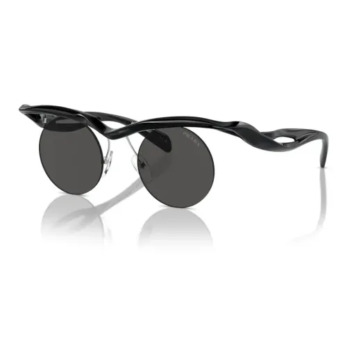 PRADA Оправа «брови» Солнцезащитные очки Мужской Черный