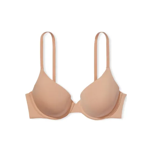 Victoria's Secret The T Рубашка Легко Подкладанная Полностью Покрытый Бюстгальтер Пралине Бюстгальтер Женский Кожа