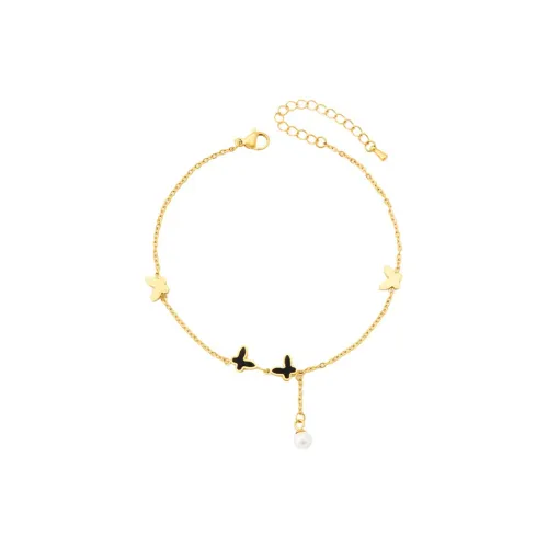 CHIEMOT Титановые стальные браслеты на щиколотку для женщин