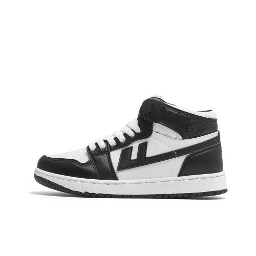 Warrior Скейтборд Кроссовки Высокие Белые Черные Унисекс