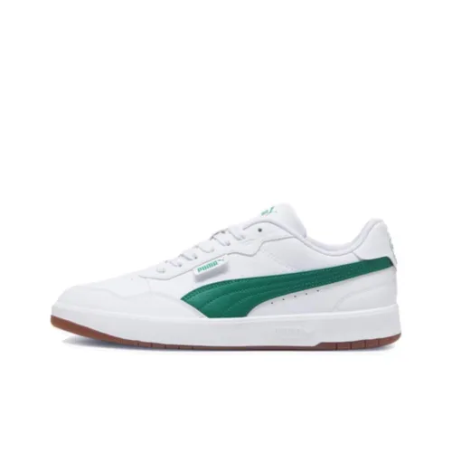 PUMA Court Ultra Low Топ Скейтборд Кроссовки Унисекс Белый Зеленый