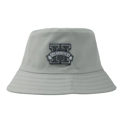 HERMES Cotton Bucket Hats Женские Синий