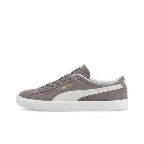 PUMA Suede Series Vtg Low Кроссовки для скейтбординга Unisex Серый Белый