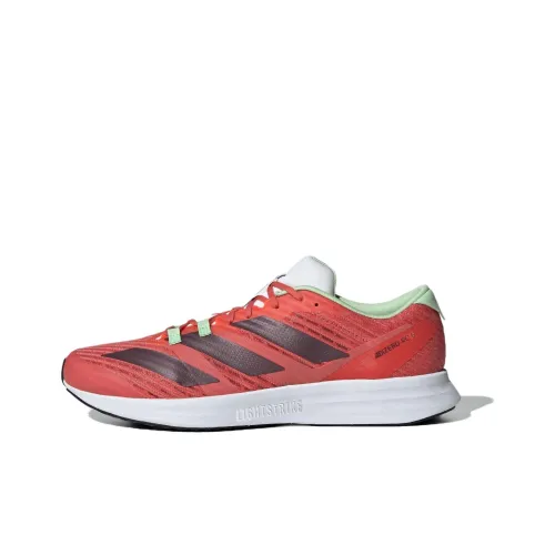 Adidas Adizero RC 5 Беговые кроссовки Низкий топ Черный/Красный/Зеленый Унисекс