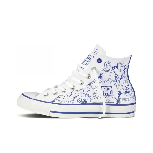 Converse Chuck Taylor All Star High Top Кеды Унисекс Белый Синий