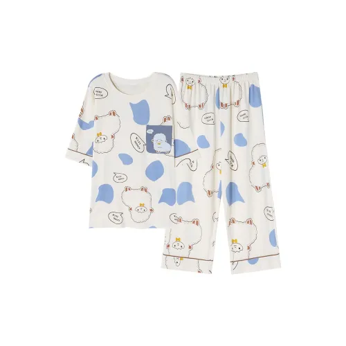 Mulong Family Пижамный комплект Женский Айвори