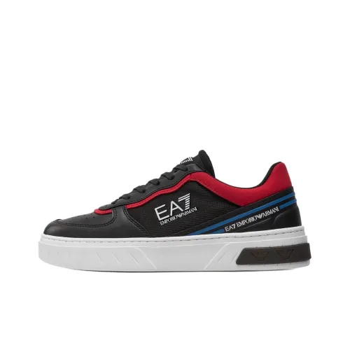 EMPORIO ARMANI EA7 Скейтборд Кроссовки Низкие Черные Унисекс