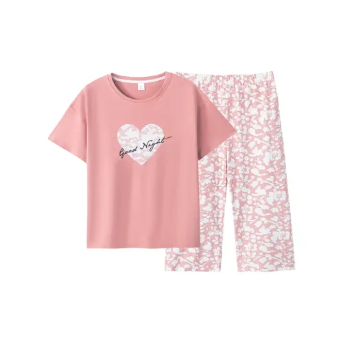 Huggy Kissy Пижамный комплект женский розовый