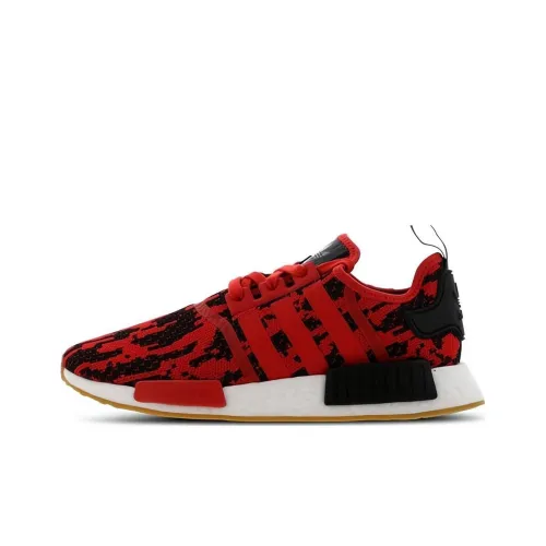 Adidas Originals NMD_R1 Амортизация Износостойкий Низкий Топ Повседневная Обувь Мужская Красный Белый