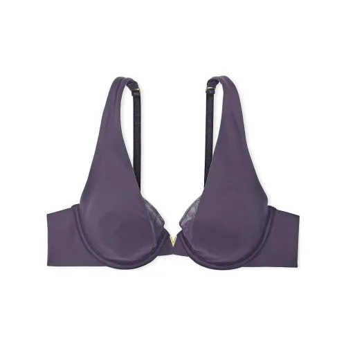 Victoria's Secret Розовый LOVE CLOUD Без подкладки Полное покрытие Бюстгальтер Сланцевый синий Бюстгальтер Женские Фиолетовый