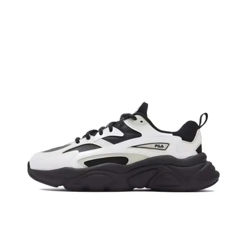 FILA Mars 1S Casual Low Top Black White Women's