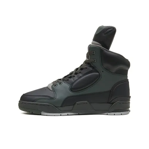 EQUALIZER 1980 Винтажные баскетбольные кроссовки High Top Черный агат Унисекс