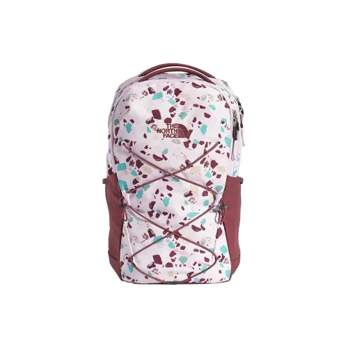THE NORTH FACE Jester 22L Рюкзак Outdoor Сумка Переработанный Полиэстер Камень С принтом Белый и Коричневый Женская