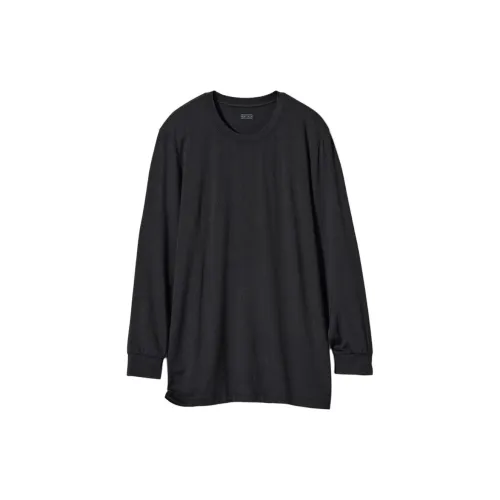 UNIQLO Мужские термофутболки черного цвета