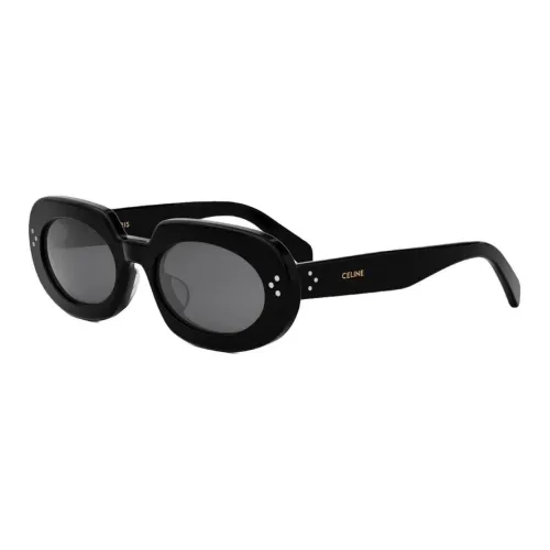 CELINE Пластик OVAL SUNGLASSES Женские Черный
