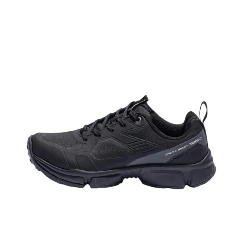 TOREAD Slip-resistant Abrasion-resistant Low Top Альпинистские и туристические ботинки Женские Черный Серый