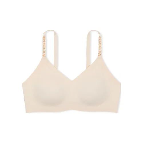 Victoria's Secret Розовый The T Рубашка T Рубашка Легко Подкладанная Lounge Бюстгальтер Бежевый Бюстгальтер Женские Светло-янтарный