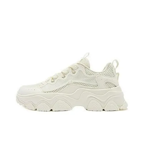 QIAODAN Elephant Casual Low Top Ivory Women's