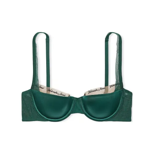 Victoria's Secret Розовый VERYSEXY Гладкий Логотип Вышивка Легко Подкладанный Бюстгальтер-балконет Женские Морской Зеленый
