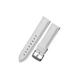 [Двусторонняя натуральная кожа] Белый - Серебристая пряжка