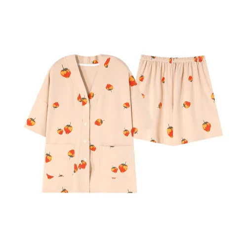 Follow the United States Пижамный комплект Женский Светло-оранжевый