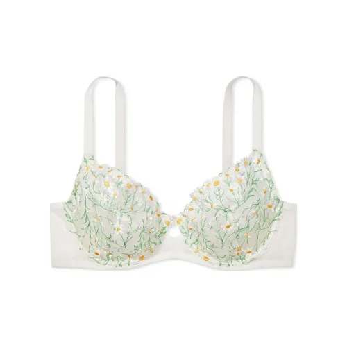 Victoria's Secret Pink Dream Angels The FS By VS DY Размер CN Ey Fl CP Бюстгальтер We Ds Бюстгальтер Women's White Daisy