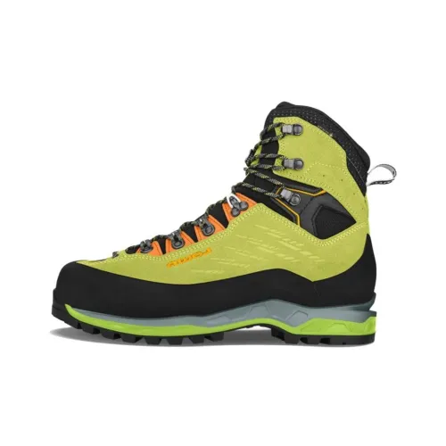 Lowa Cevedale II GTX противоскользящая устойчивая к истиранию высокая обувь для альпинизма мужская зеленый черный