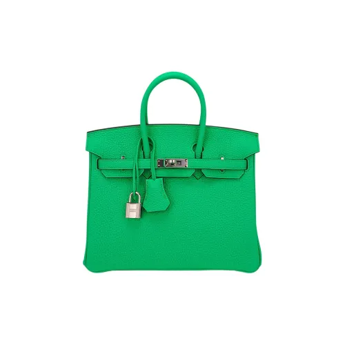 HERMES Birkin Коровья кожа Togo Сумка Birkin Сумка Женская 0Z Vert Comics Комикс Зеленый