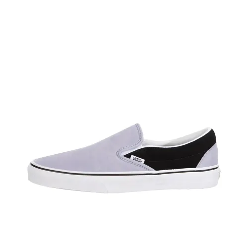 Vans Slip On Легкий Низкий Топ Скейтборд Кроссовки Женские Светло-фиолетовый