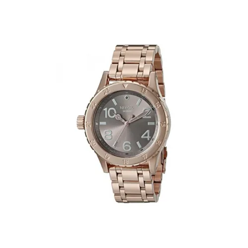 NIXON Наручные часы Кварцевый механизм Нержавеющая сталь Ремешок 38 мм Коричневый циферблат Часы Мужские
