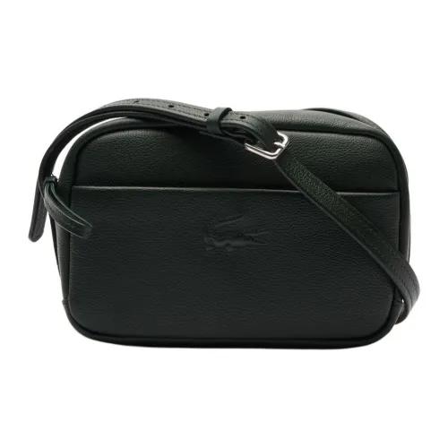 LACOSTE Сумка через плечо из коровьей кожи женская зеленая