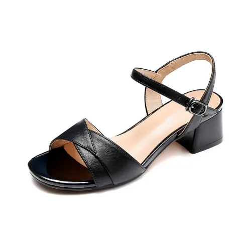 Spider King One Ремень Сандалии Женские Черный