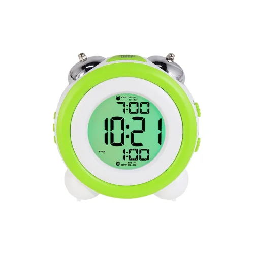 HENSE Электронный Механизм Пластик Будильник Унисекс Серый Циферблат HA0705