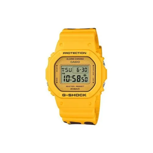 CASIO Кварцевый механизм Смола Ремешок Часы Мужские Циферблат Серый DW 5600SLC 9ER