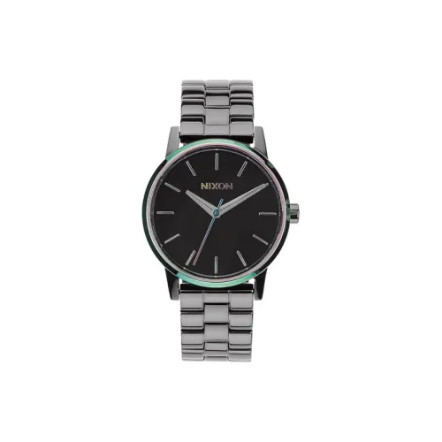 NIXON Наручные часы Кварцевый механизм Нержавеющая сталь Ремешок 32 мм Черный циферблат Женские часы