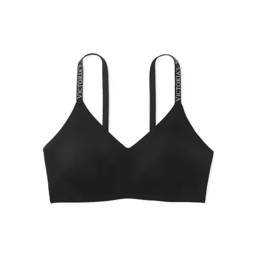 Victoria's Secret Розовый The T Рубашка T Рубашка Легко Подкладанная Lounge Бюстгальтер Черный Бюстгальтер Женские Черный