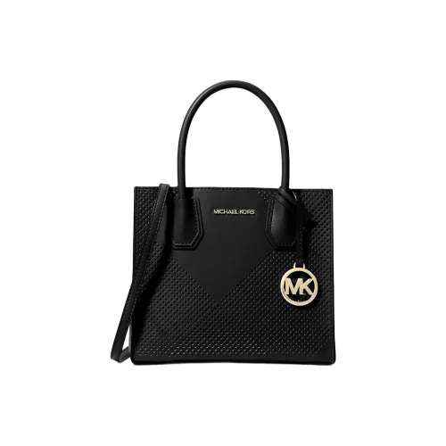 MICHAEL KORS Mercer Полиуретан Сумка через плечо Сумка среднего размера Женская Черная