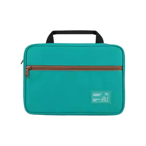 GOX Нейлоновая сумка для туалетных принадлежностей большая унисекс шалфейный черный павлин синий