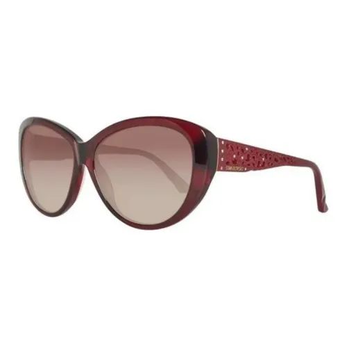 Swarovski Кошачий глаз Солнцезащитные очки Женские Красные